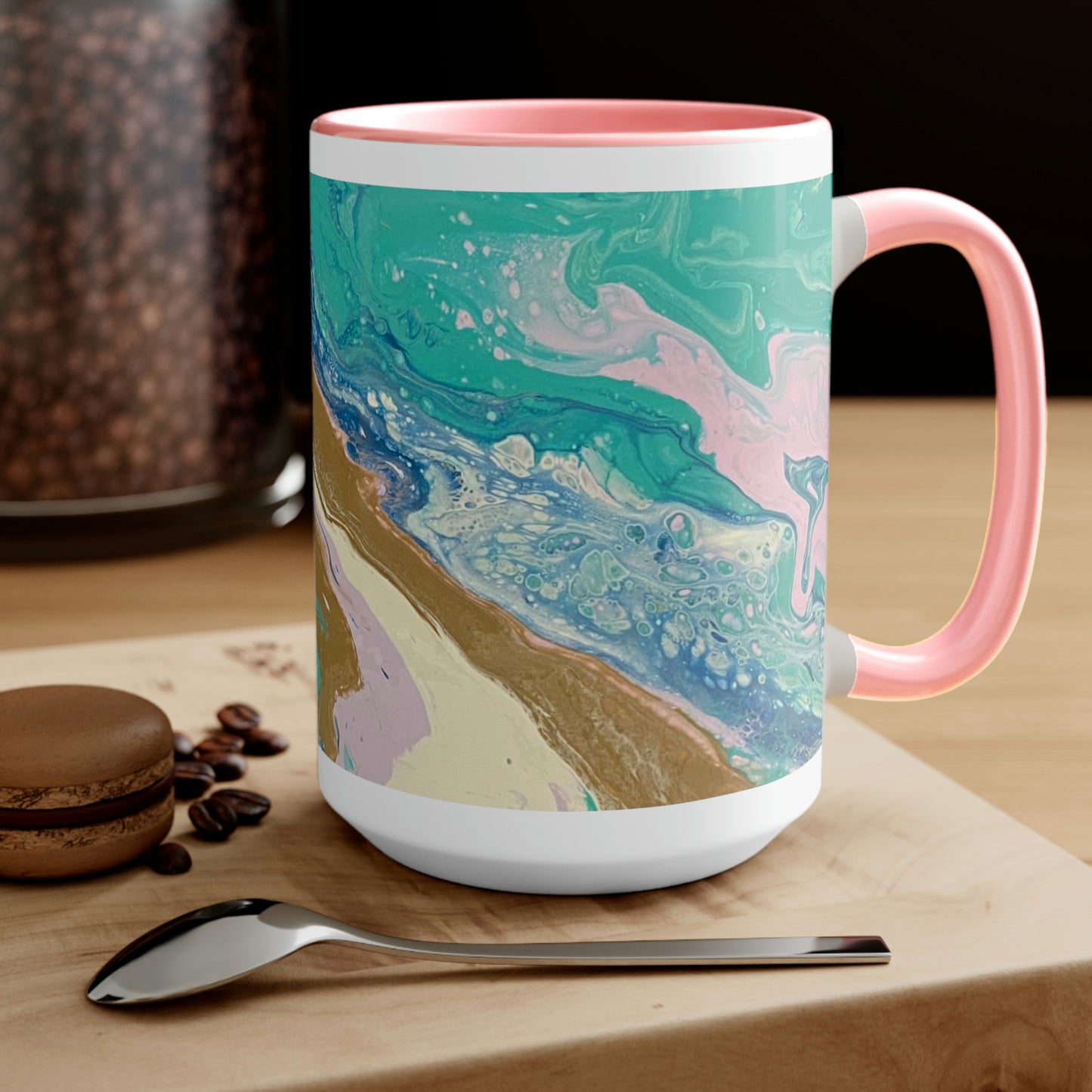 Drip Painting Coffee Mugs