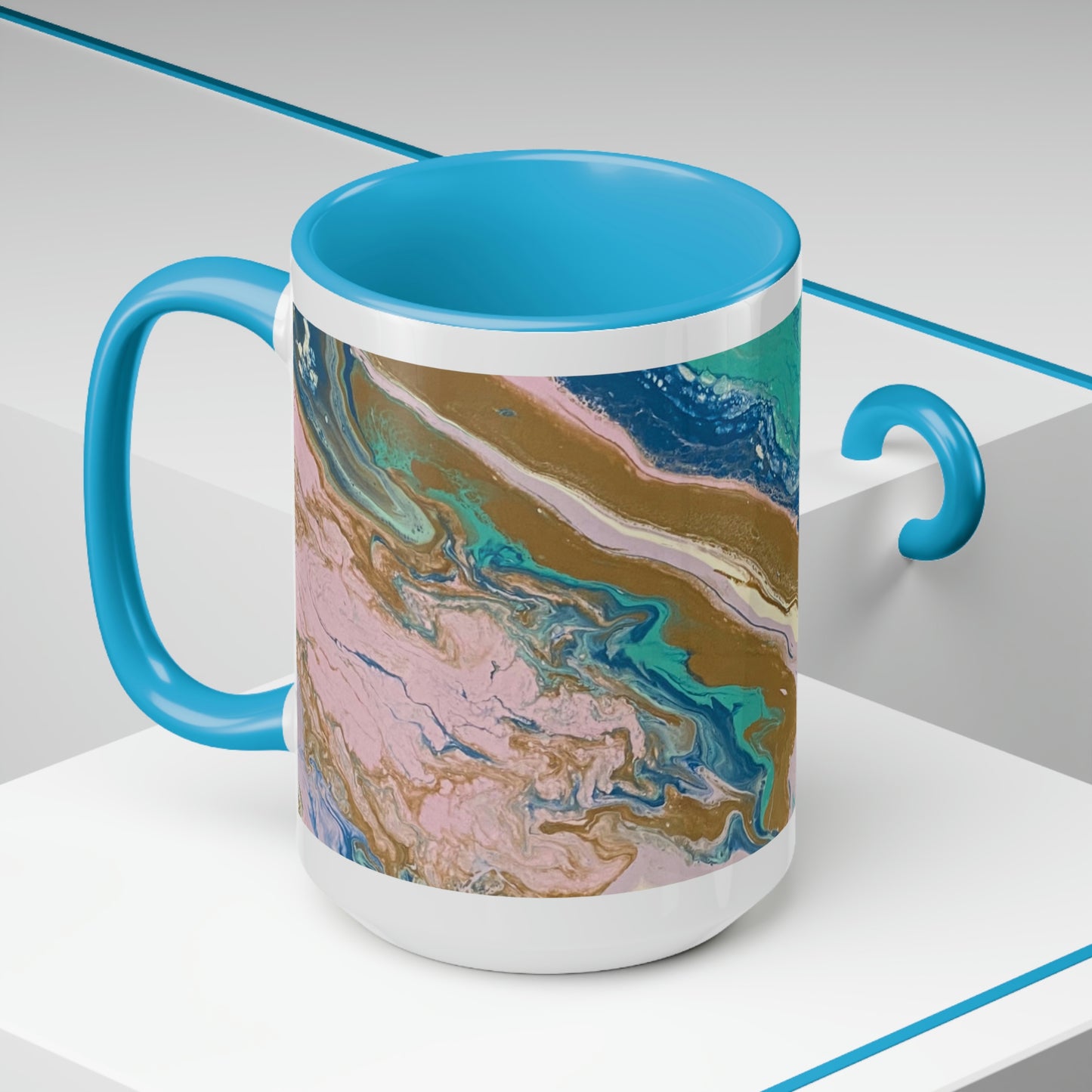Drip Painting Coffee Mugs
